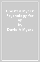 Updated Myers  Psychology for AP