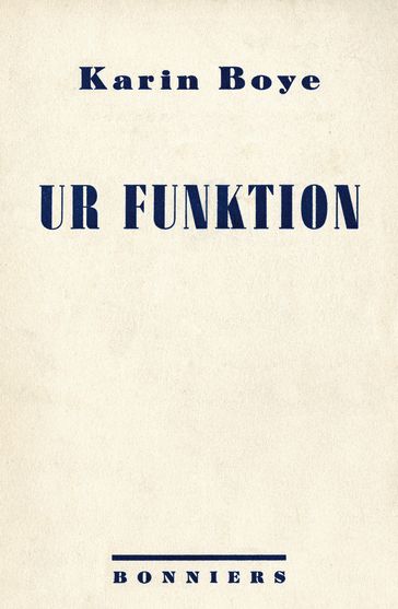 Ur funktion : noveller - Karin Boye