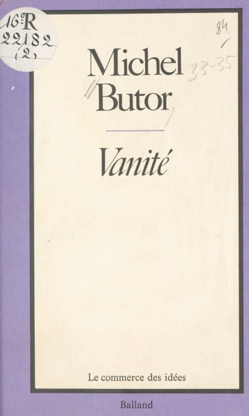 Vanité : Conversation dans les Alpes-Maritimes - Henri Maccheroni - Michel Butor - Michel Launay