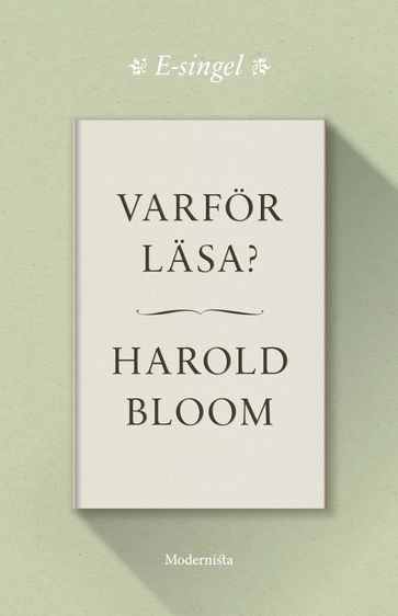 Varför läsa? - Harold Bloom - Lars Sundh - Rasmus Pettersson