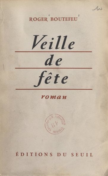 Veille de fête - Roger Boutefeu