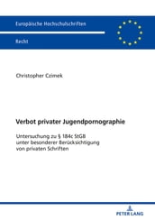 Verbot privater Jugendpornographie