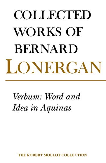 Verbum - Bernard Lonergan