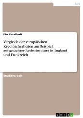 Vergleich der europaischen Kreditsicherheiten am Beispiel ausgesuchter Rechtsinstitute in England und Frankreich