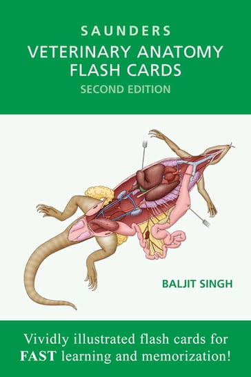Veterinary Anatomy Flash Cards - - Baljit Singh - BVSc - MVSc - PhD