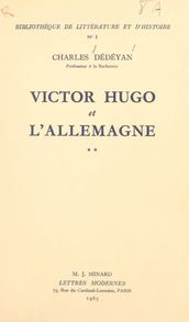 Victor Hugo et l Allemagne (2)