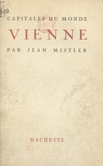 Vienne - Jean Mistler