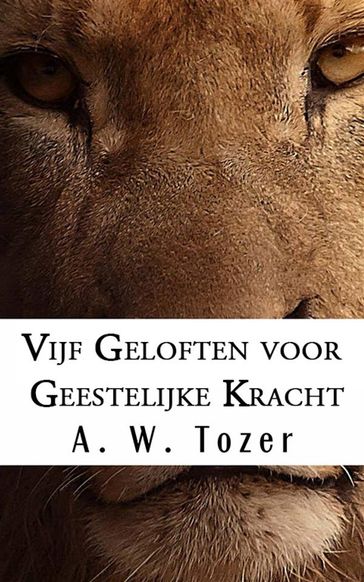 Vijf Geloften Voor Geestelijke Kracht - A. W. Tozer