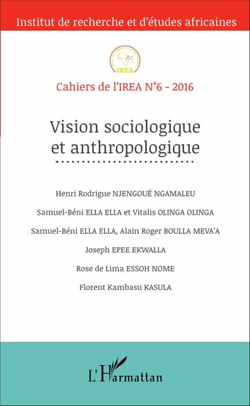 Vision sociologique et anthropologique - Collectif