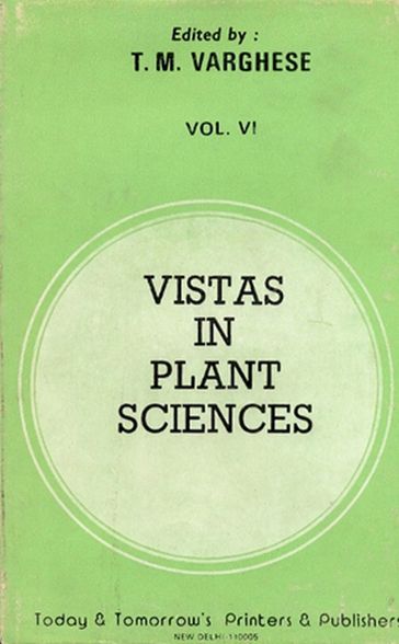 Vistas in Plant Sciences - T. M. VARGHESE