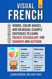 Visual French 2 - Summer and Autumn - 250 Words, 250 Images, and 250 Examples Sentences to Learn French the Easy Way