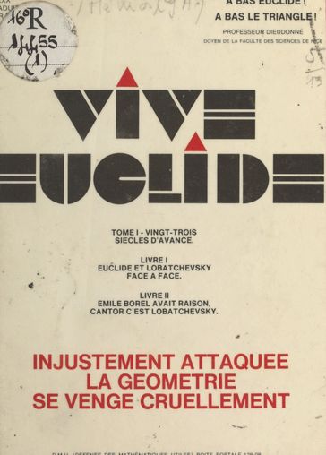 Vive Euclide (1) - Dieudonné - G. A. Métrios