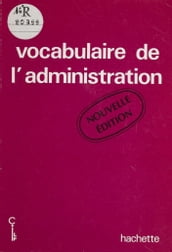 Vocabulaire de l administration
