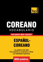 Vocabulario Español-Coreano - 9000 palabras más usadas