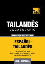 Vocabulario Español-Tailandés - 5000 palabras más usadas