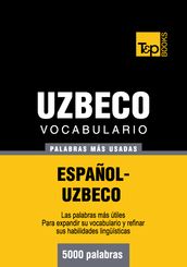 Vocabulario Español-Uzbeco - 5000 palabras más usadas