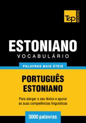 Vocabulário Português-Estoniano - 3000 palavras mais úteis