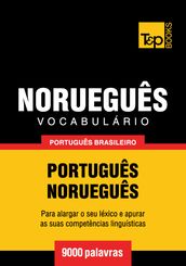 Vocabulário Português Brasileiro-Norueguês - 9000 palavras