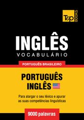 Vocabulário Português Brasileiro-Inglês americano - 9000 palavras
