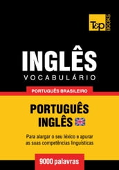 Vocabulário Português Brasileiro-Inglês britânico - 9000 palavras