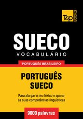 Vocabulário Português Brasileiro-Sueco - 9000 palavras