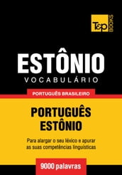 Vocabulário Português Brasileiro-Estônio - 9000 palavras