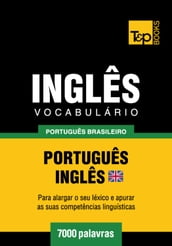 Vocabulário Português Brasileiro-Inglês britânico - 7000 palavras