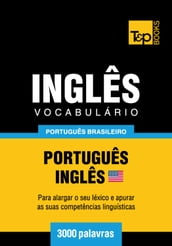 Vocabulário Português Brasileiro-Inglês americano - 3000 palavras