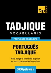 Vocabulário Português Brasileiro-Tadjique - 3000 palavras