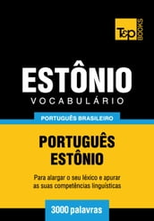 Vocabulário Português Brasileiro-Estônio - 3000 palavras