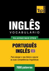 Vocabulário Português-Inglês britânico - 7000 palavras mais úteis