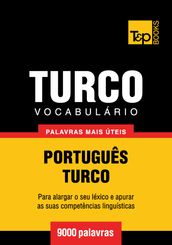 Vocabulário Português-Turco - 9000 palavras mais úteis