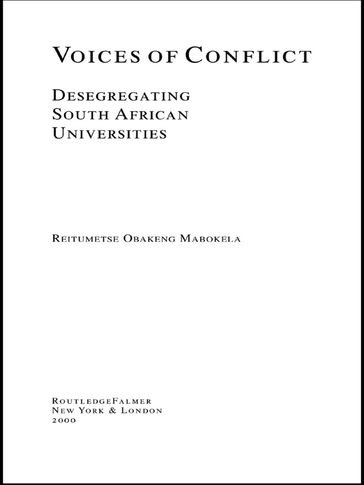 Voices of Conflict - Reitumetse Obakeng Mabokela