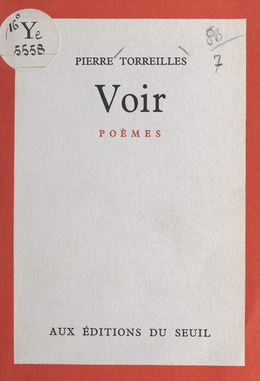 Voir - Pierre Torreilles