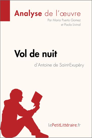 Vol de nuit d'Antoine de Saint-Exupéry (Analyse de l'oeuvre) - Paola Livinal - Maria Puerto Gomez - lePetitLitteraire