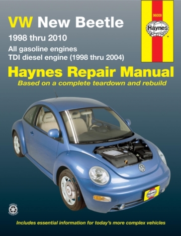 Volkswagen VW New Beetle 1.8 & 2.0L petrol (1998-2010) & 1.9L TDI diesel (1998-2004) Haynes Repair Manual (USA) - Haynes Publishing