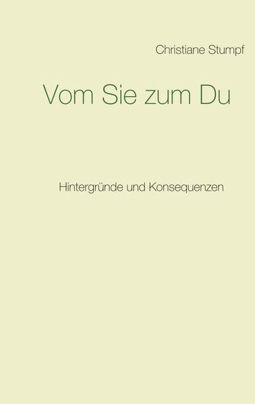 Vom Sie zum Du - Christiane Stumpf