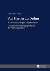 Von Herder zu Duhm