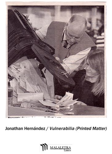 Vulnerabilia (Printed Matter) - Jonathan Hernández