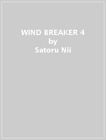 WIND BREAKER 4 - Satoru Nii
