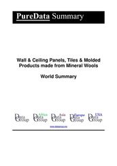 Wall & Ceiling Panels, Tiles & Molded Products made from Mineral Wools World Summary