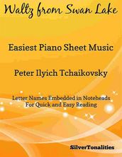 Waltz from Swan Lake Easiest Piano Sheet Music
