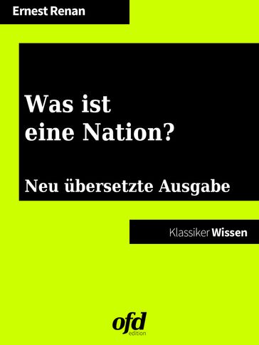 Was ist eine Nation? - Ernest Renan