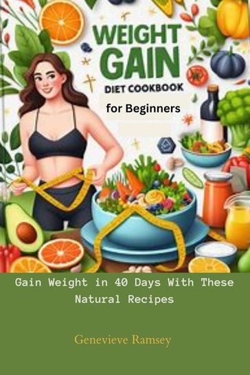 Weight Gain Diet Cookbook for Beginners: Gain Weight in 40 Days With These Natural Recipes - GENEVIEVE RAMSEY