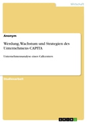 Werdung, Wachstum und Strategien des Unternehmens CAPITA