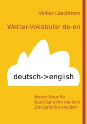 Wetter-Vokabular de-en