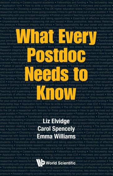 What Every Postdoc Needs To Know - Carol Spencely - Emma Williams - Liz Elvidge