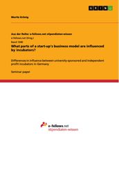 What parts of a start-up s business model are influenced by incubators?