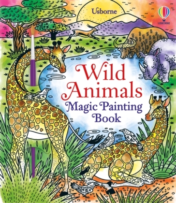 Wild Animals Magic Painting Book - Sam Baer