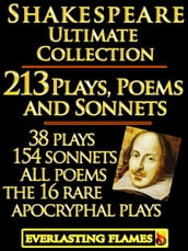 William Shakespeare Complete Works Ultimate Collection: 213 Plays, Poems & Sonnets including the 16 rare,  hard-to-get  Apocryphal Plays PLUS: FREE BONUS Material